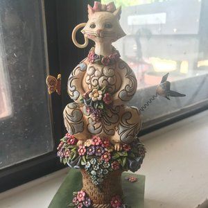 Jim Shore Heartwood Creak "Sitting Pretty" cat